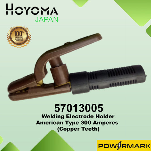 HOYOMA JAPAN 57013005 Welding Electrode Holder American Type 300 Amperes (Copper Teeth)