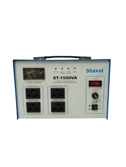 STAVOL ST-1500VA AVR 1500 VA Watts Automatic Voltage Regulator