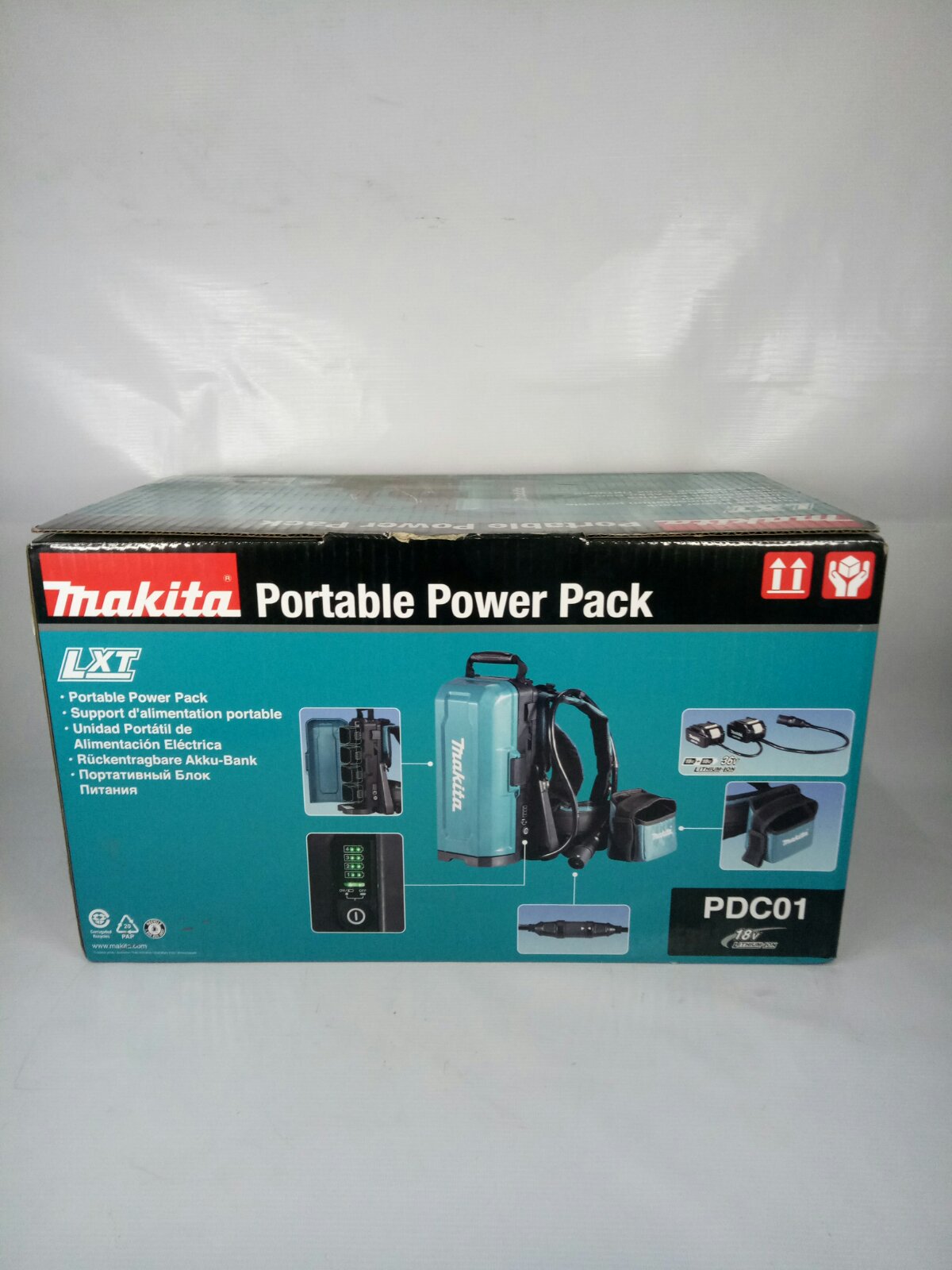 MAKITA PDC01 Portable Power Pack 18V/18V x2 (36V) LXT® Li-Ion