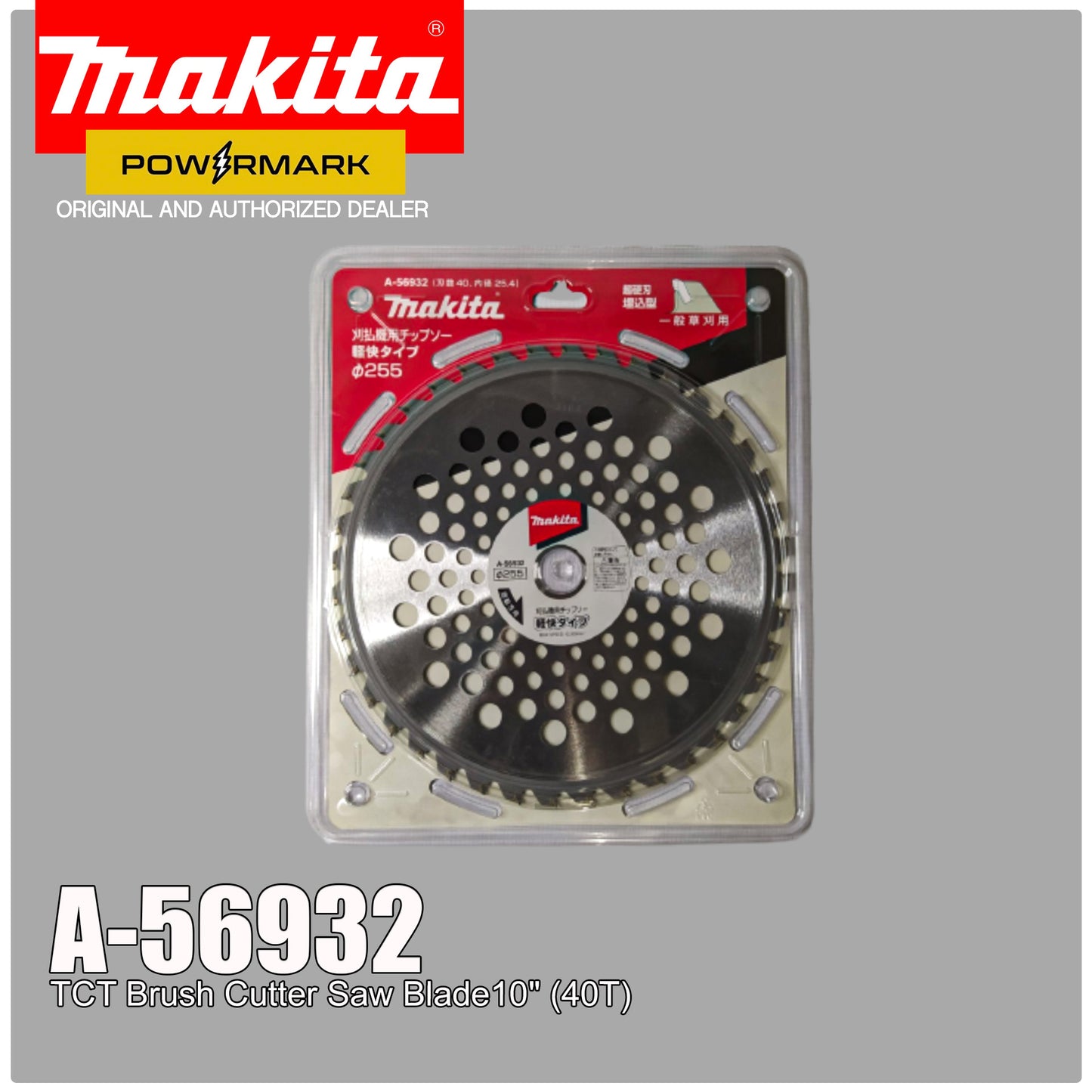 MAKITA A-56932 TCT Brush Cutter Saw Blade10" (40T)