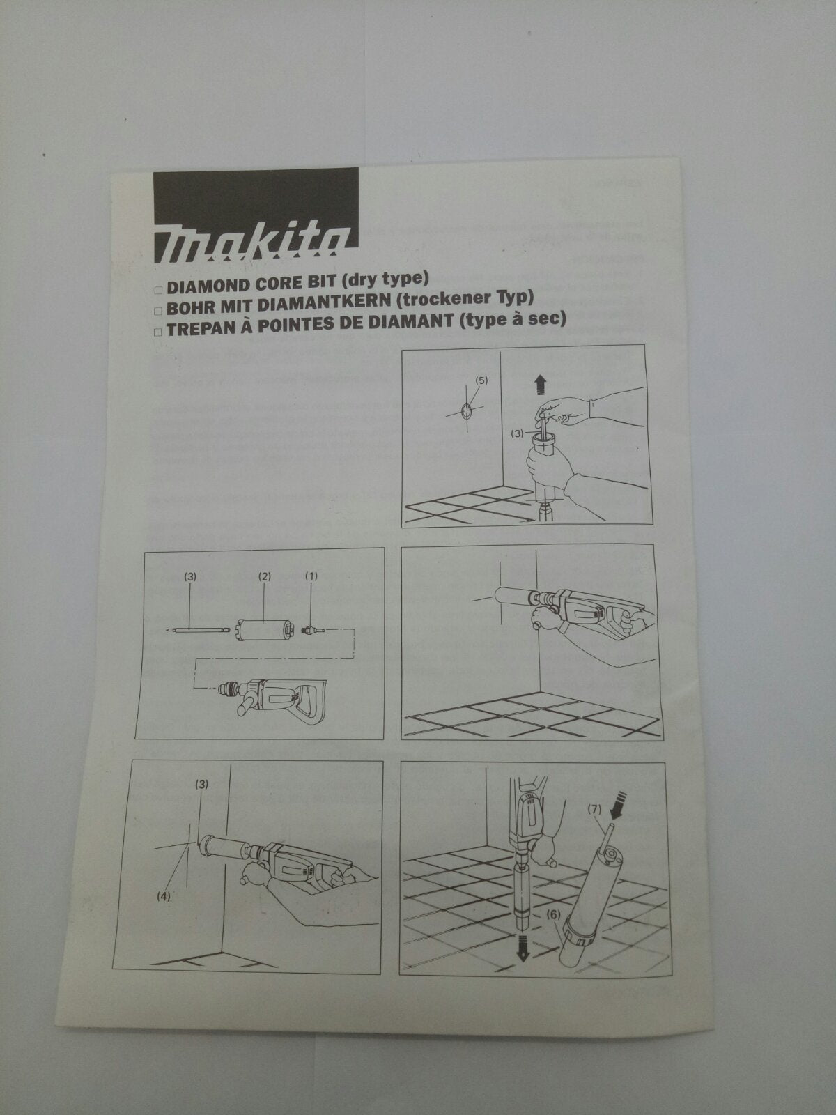 MAKITA A-85058 Diamond Core Bit (Dry) 54mm