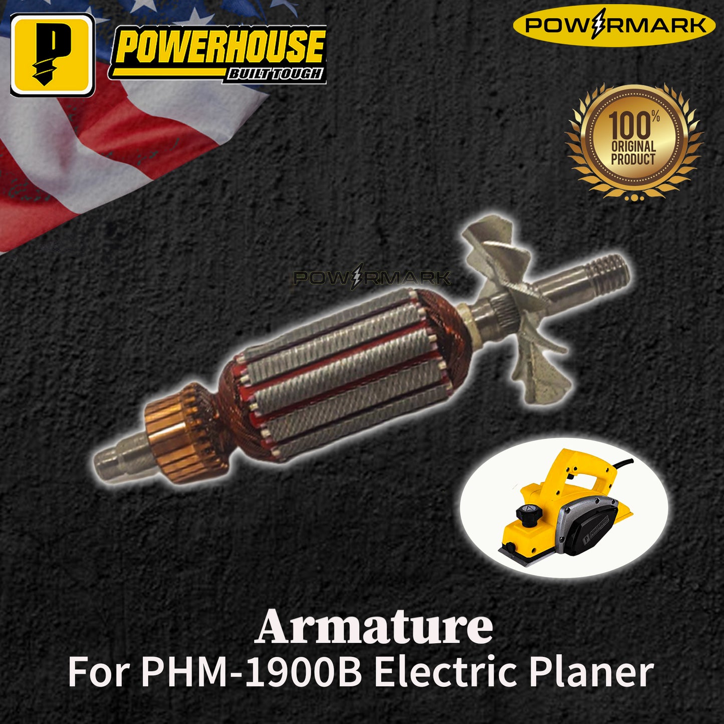 POWERHOUSE Armature for PHM-1900B Electric Planer