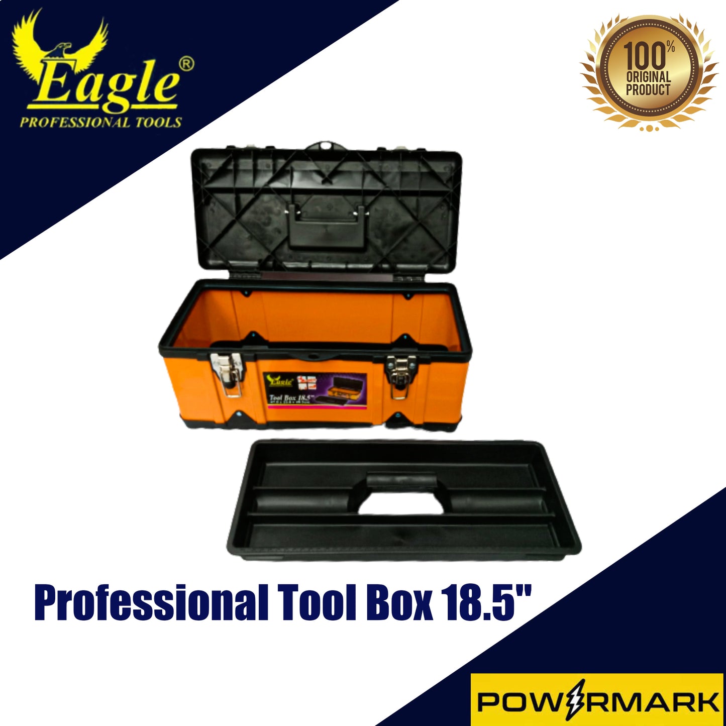 EAGLE Professional Tool Box 18.5"