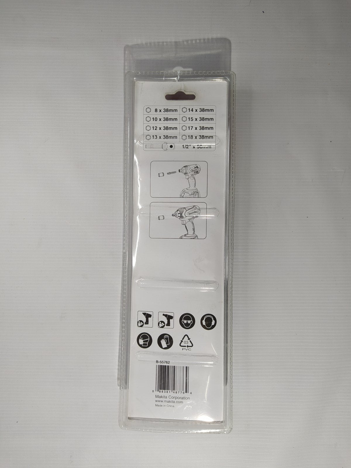 MAKITA B-55762 Socket Adapter Set 9pc