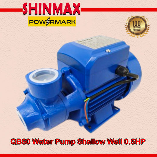 SHINMAX QB60 Water Pump Shallow Well 0.5HP