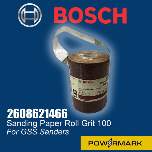 BOSCH 2608621466 Sanding Paper Roll Grit 100 for GSS Sanders