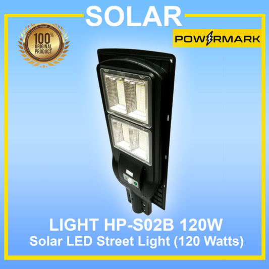 SOLAR LIGHT HP-S02B 120W Solar LED Street Light (120 Watts)