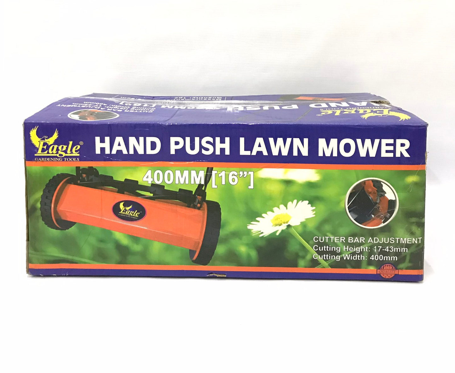 EAGLE GARDENING TOOLS Hand Push Lawn Mower 16"
