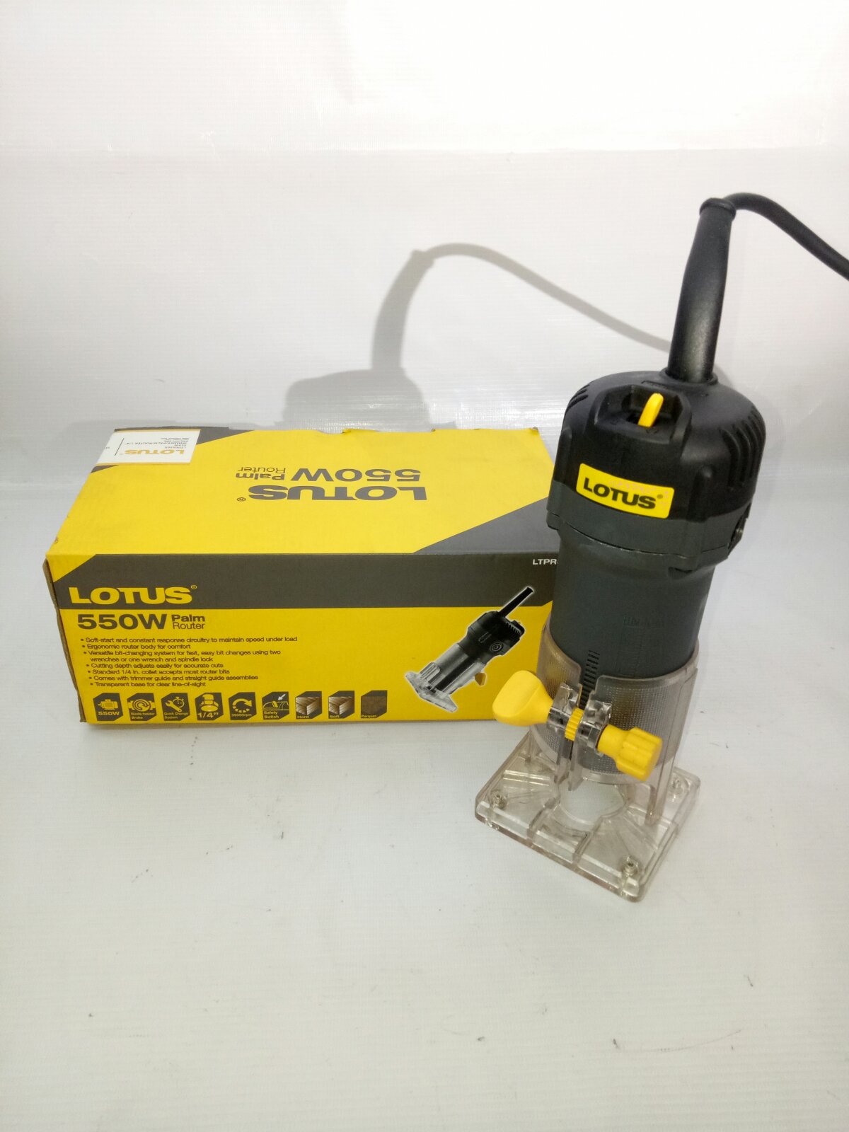 LOTUS LTPR550X Palm Router 550W 1/4"