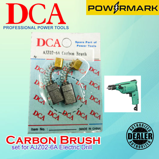 DCA Carbon Brush set for AJZ02-6A Electric Drill