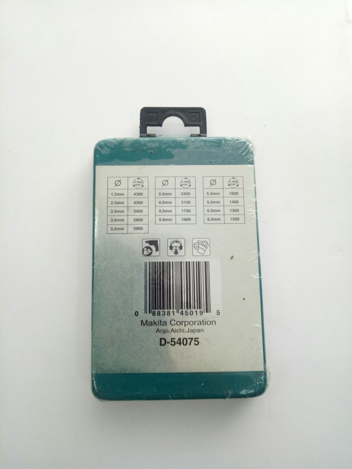 MAKITA D-54075 HSS-R Metal Drill Bit Metal Box Set 13pcs