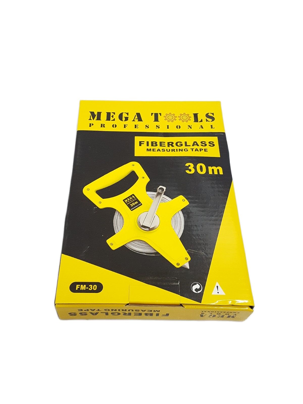 MEGATOOLS Professional FM-30 Fiber Glass Measuring Tape 30M