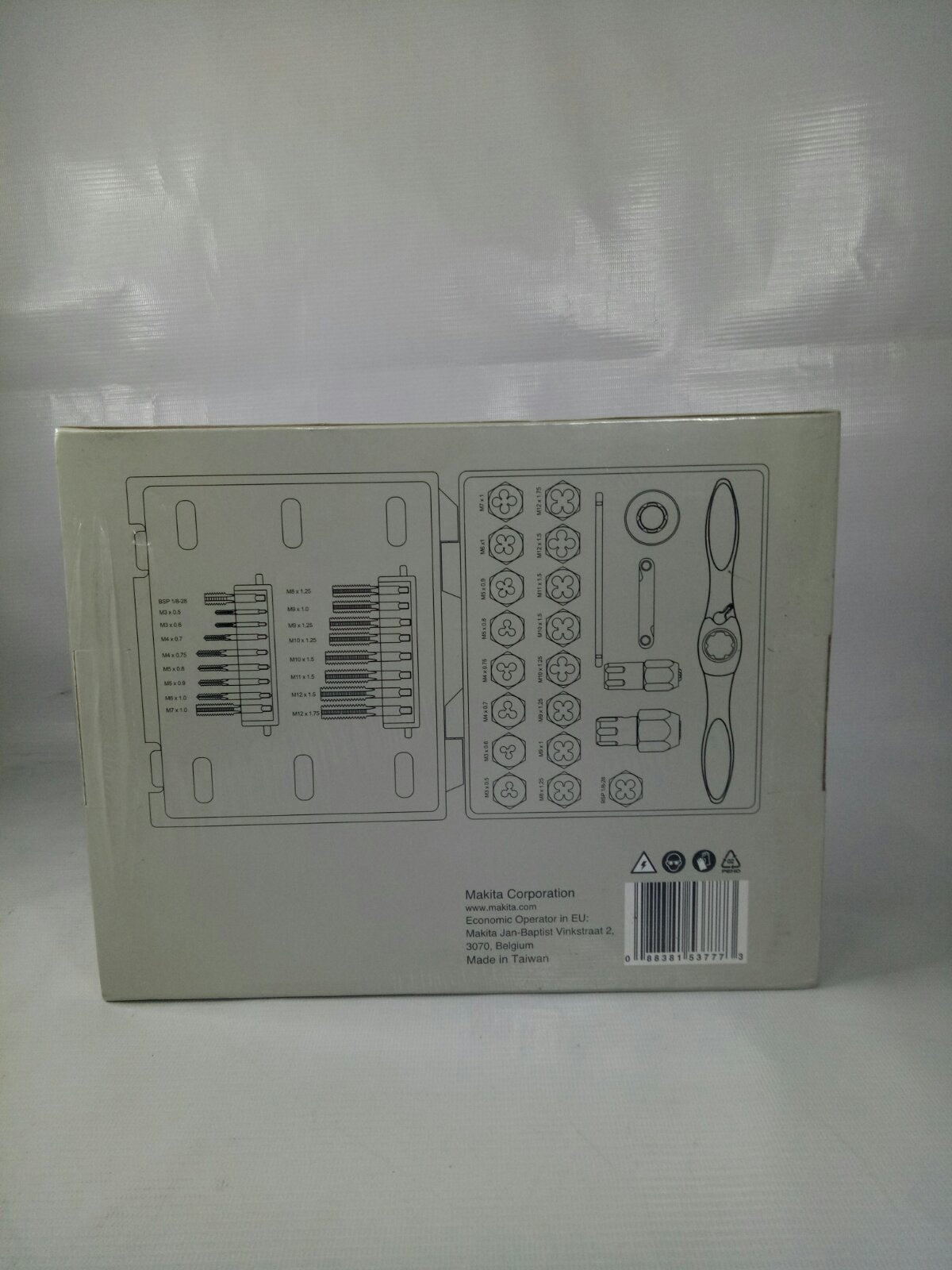 MAKITA B-65838 Ratcheting Tap & Die Set 40pcs.