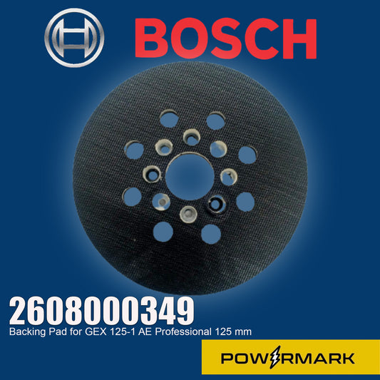 BOSCH 2608000349 Backing Pad for GEX 125-1 AE Professional 125 mm