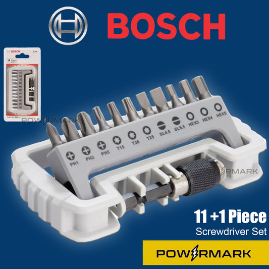 BOSCH 2607017335 11+1 Screwdriver Bit Set