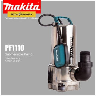 MAKITA PF1110 Submersible Pump Stainless Body 1100W (1-9/16″)