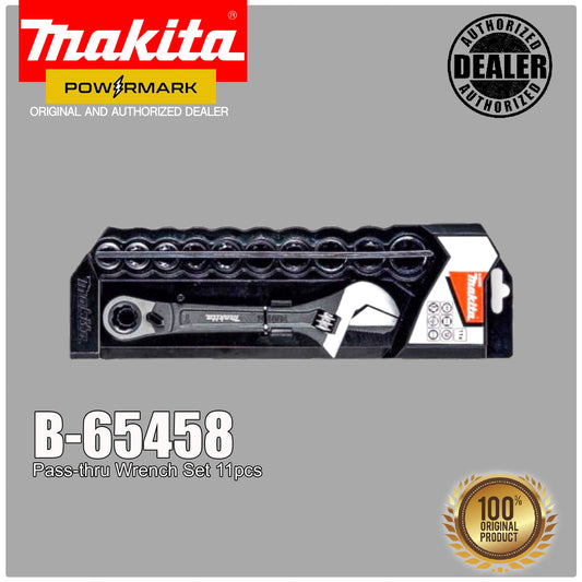 MAKITA B-65458 Pass-thru Wrench Set 11pcs