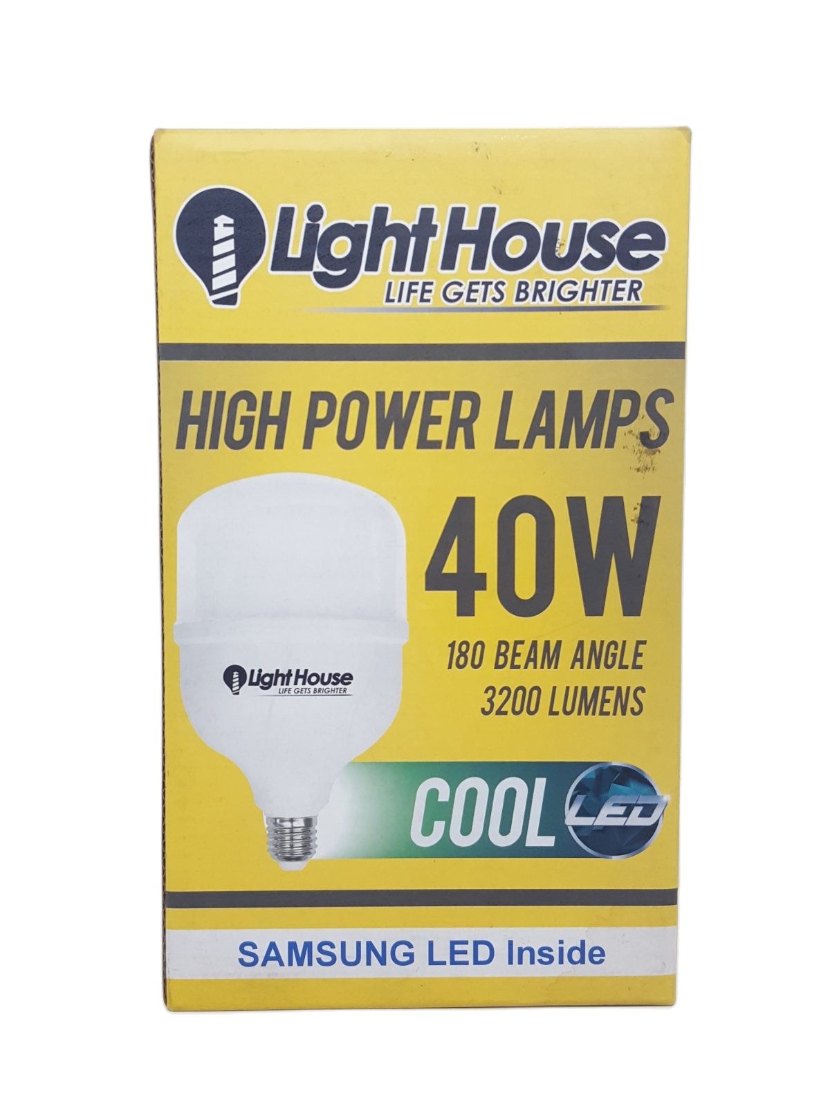 LIGHTHOUSE Cool Led LHHPL-40W High Powered Lamp 3200 Lumens 40W (Samsung Led Inside)