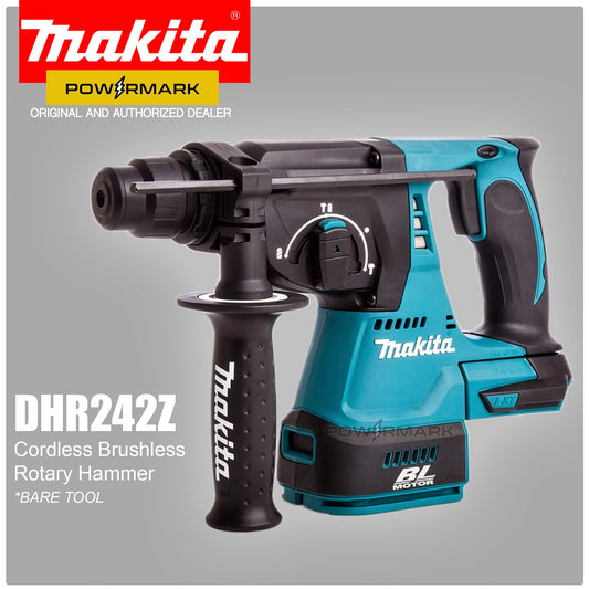 MAKITA DHR242Z 2.0 J Cordless Rotary Hammer 18V LXT® Li-Ion [Bare Tool] (15/16″)