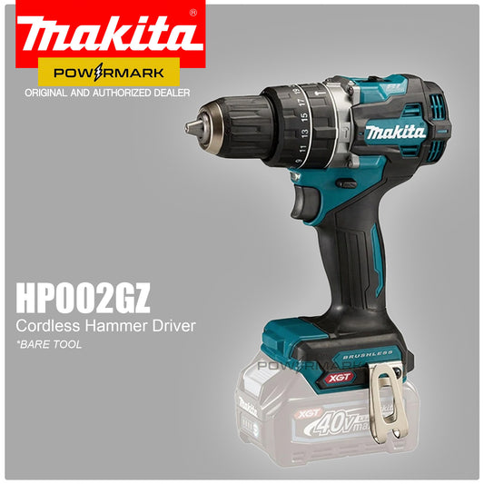 MAKITA HP002GZ 65 N·m (580 in.lbs.) Cordless Hammer Driver Drill 40Vmax XGT® Li-Ion [Bare Tool] (1/2″)