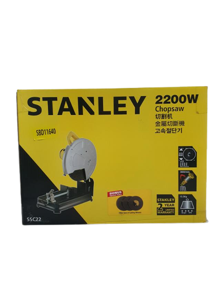 STANLEY SSC22 Cut Off Machine 14" with FREE 3pcs. of Cutting Disc 14" (2200W)