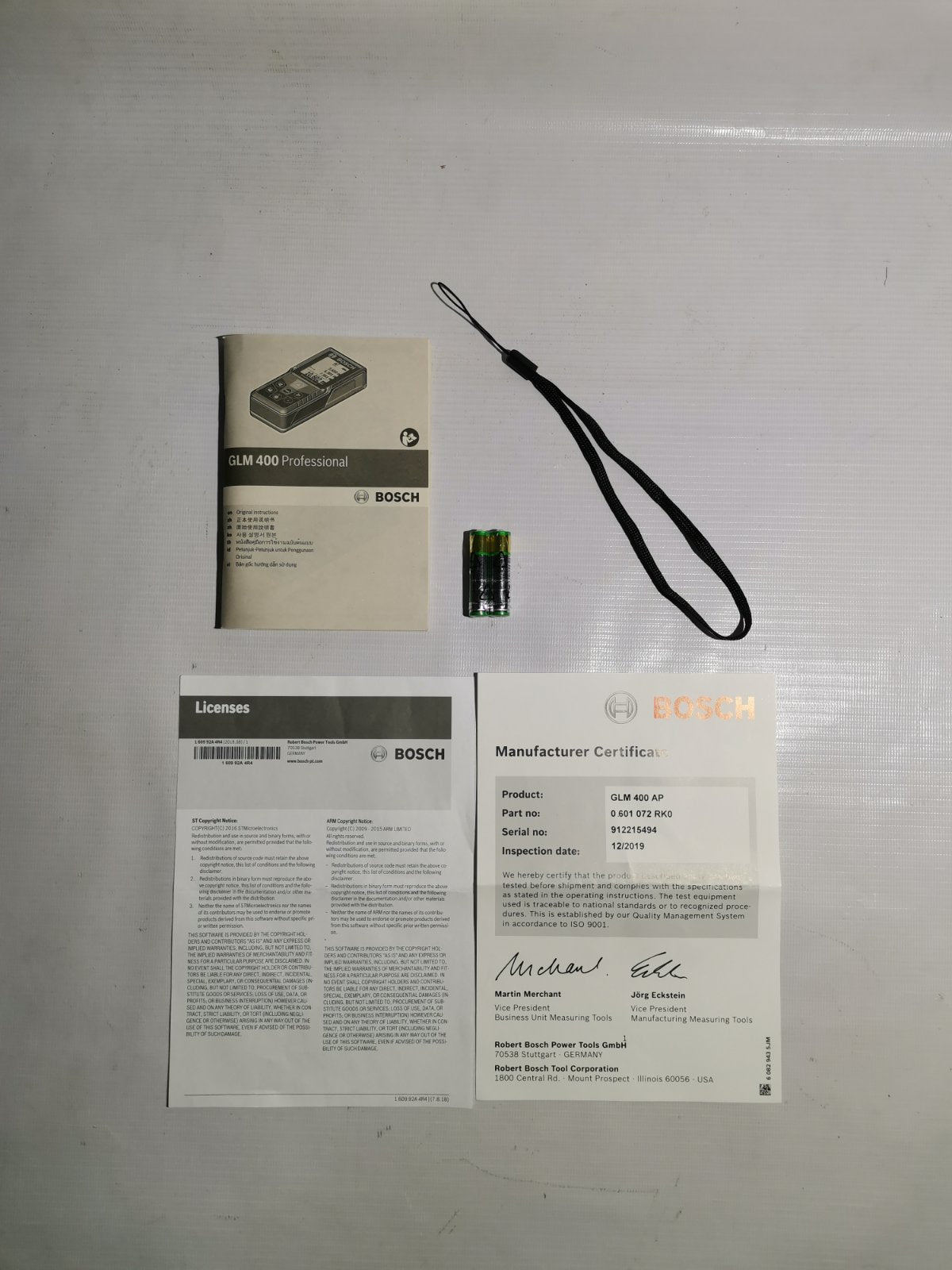 BOSCH GLM 400 Laser Distance Measurer (Measuring Tool)