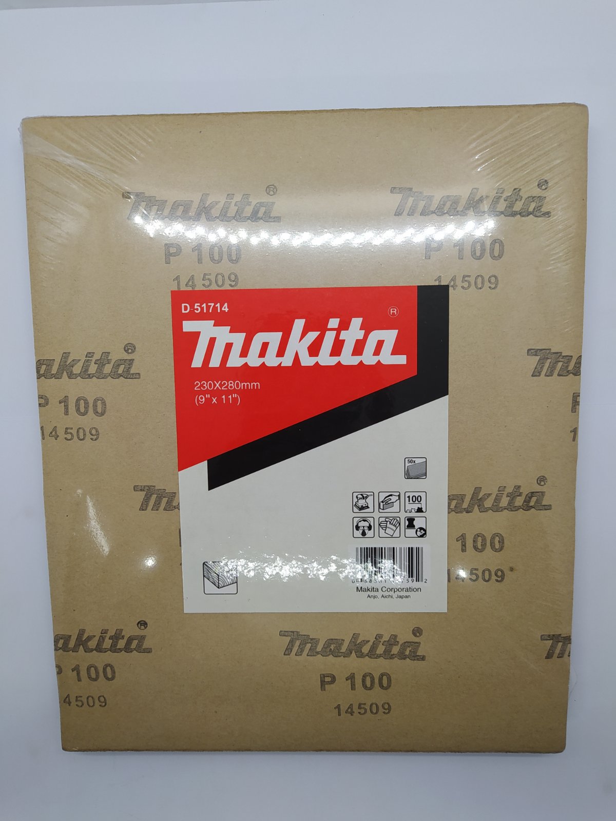 MAKITA D-51714 P100 Abrasive Paper 9″ x 11″ (50pcs)