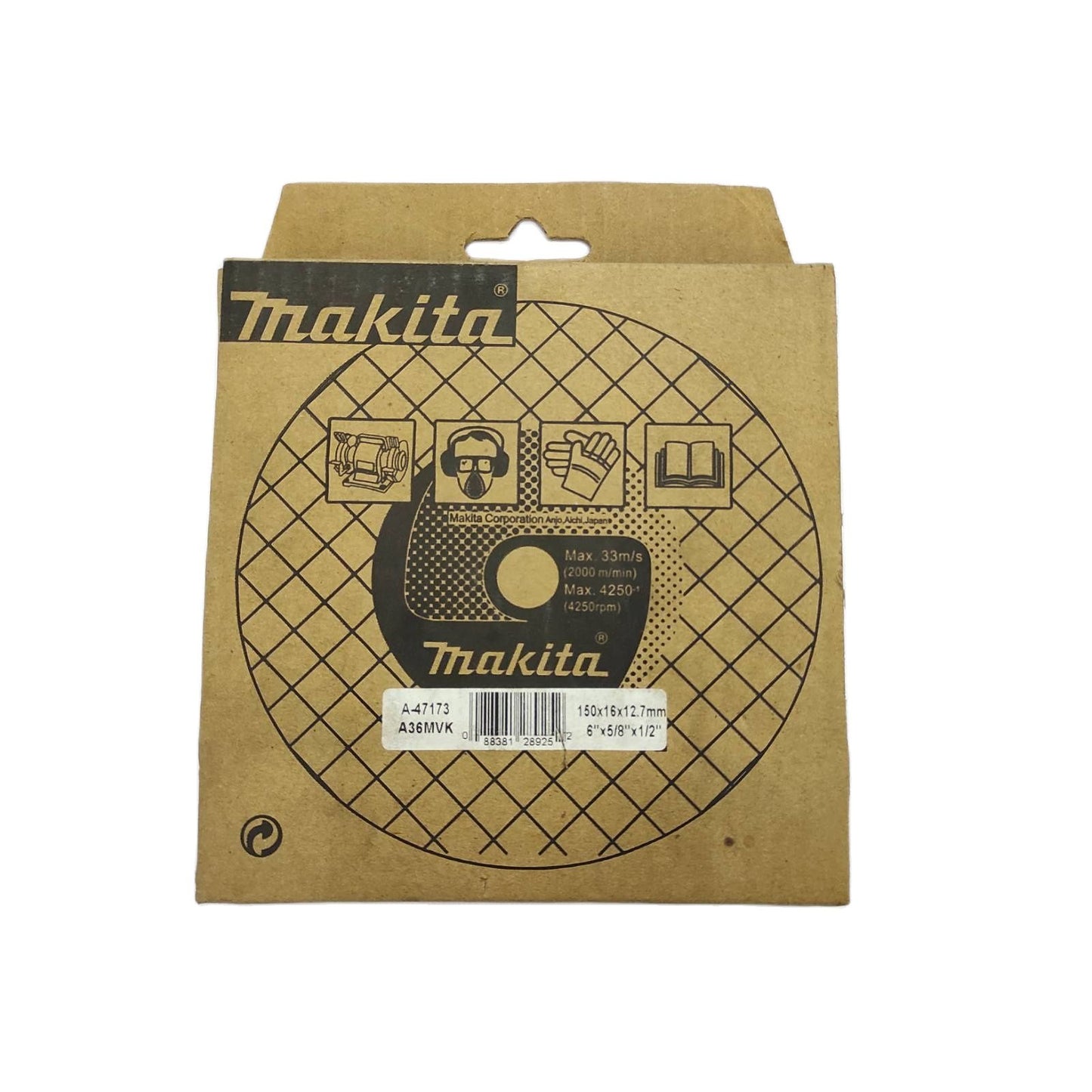 MAKITA A-47173 Grindstone 6" (150mm) for Bench Grinder