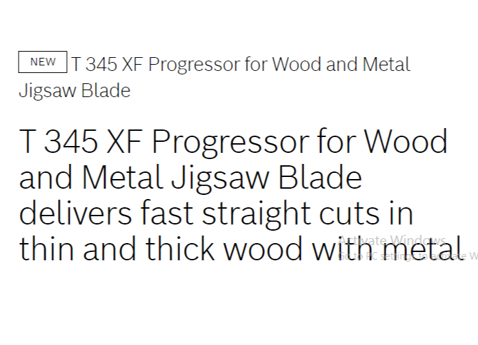 BOSCH 2608634993 T345XF 3 pcs. Jigsaw Blades for Wood and Metal