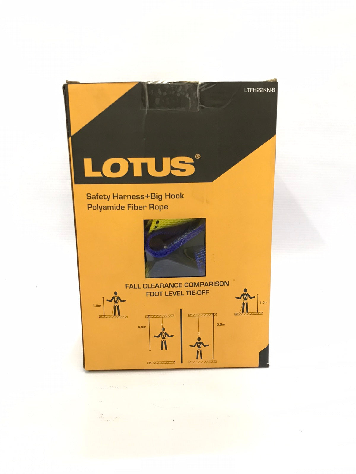 LOTUS LTFH22KN-B Safety Harness+Big Hook Polyamide Fiber Rope