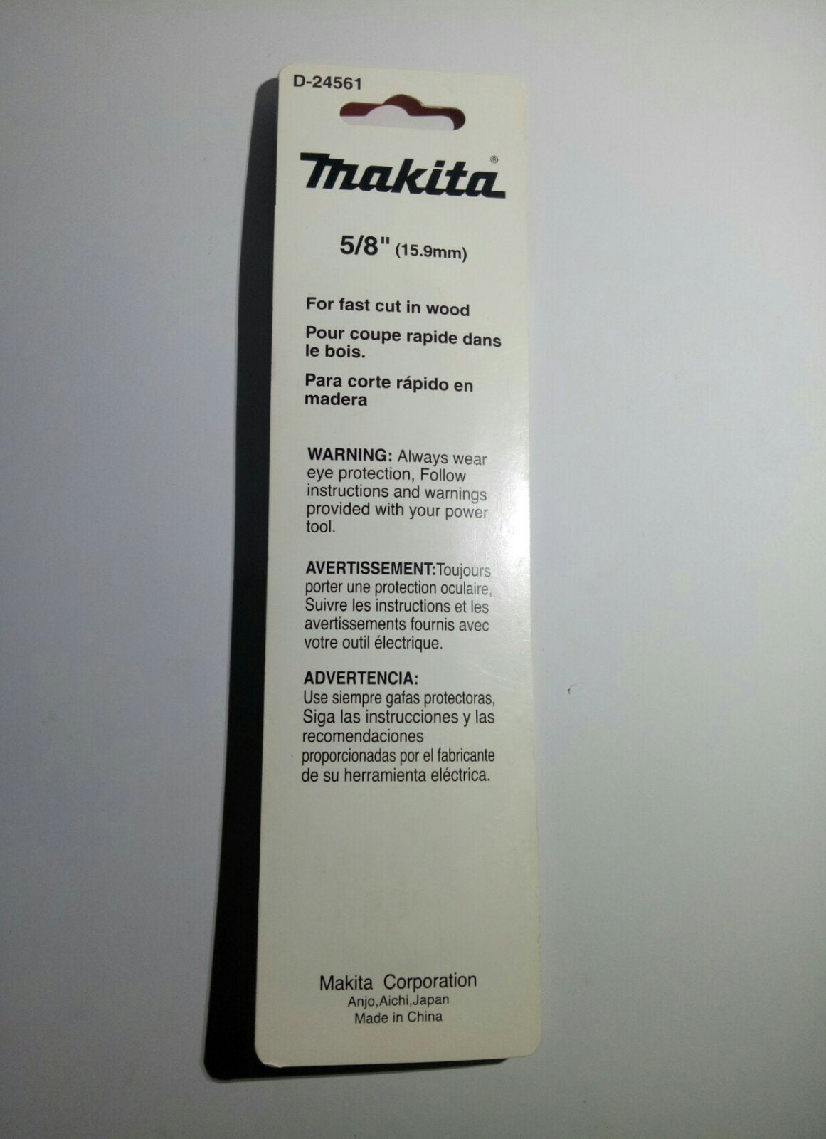 MAKITA D-24561 Flat Bit 5/8″