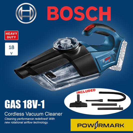 BOSCH GAS 18 V-1 Cordless Vacuum Cleaner (Bare Tool)