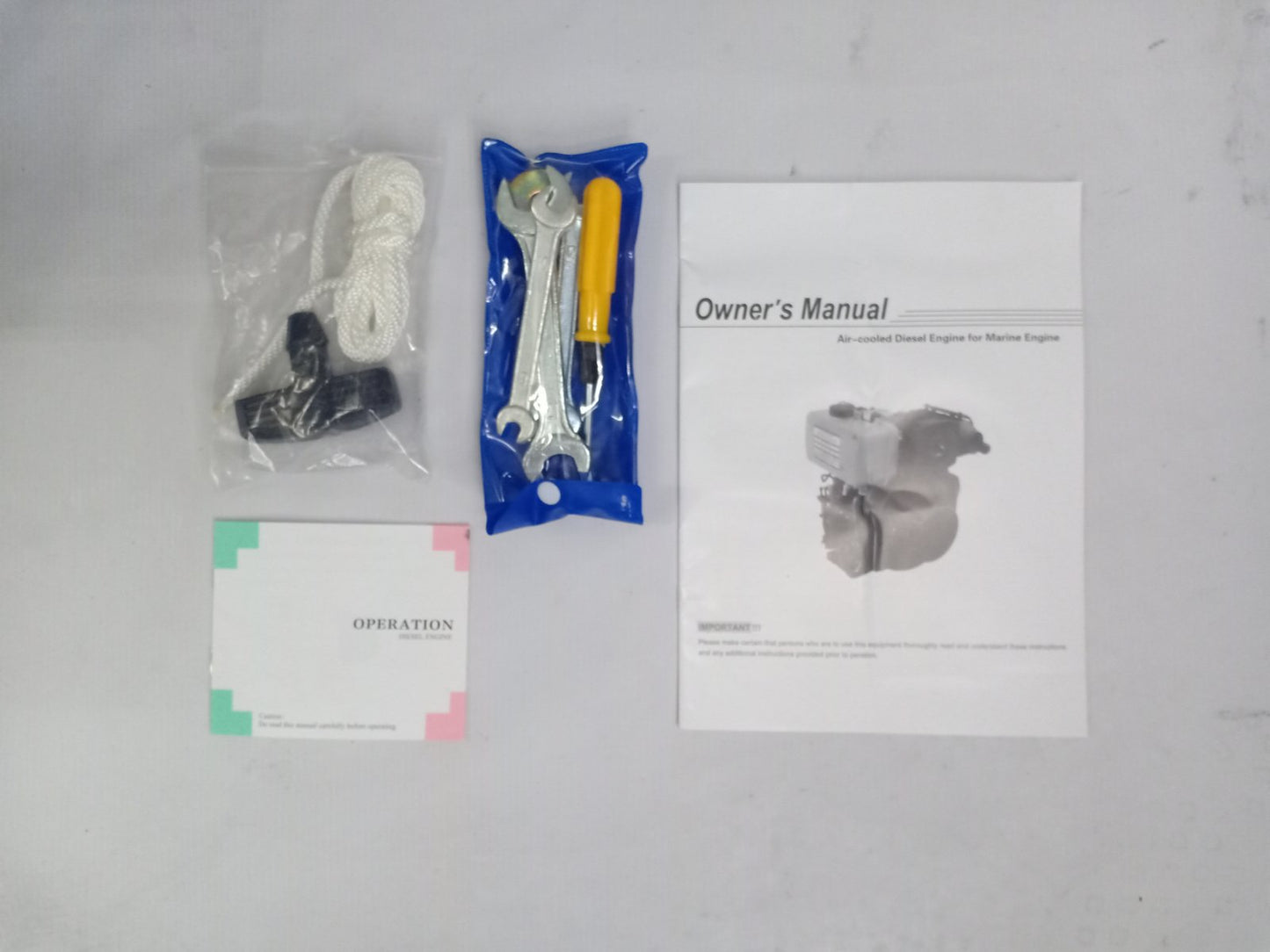 YAMMA Air Cooled Diesel Engine 12 HP (Marine Pulley)