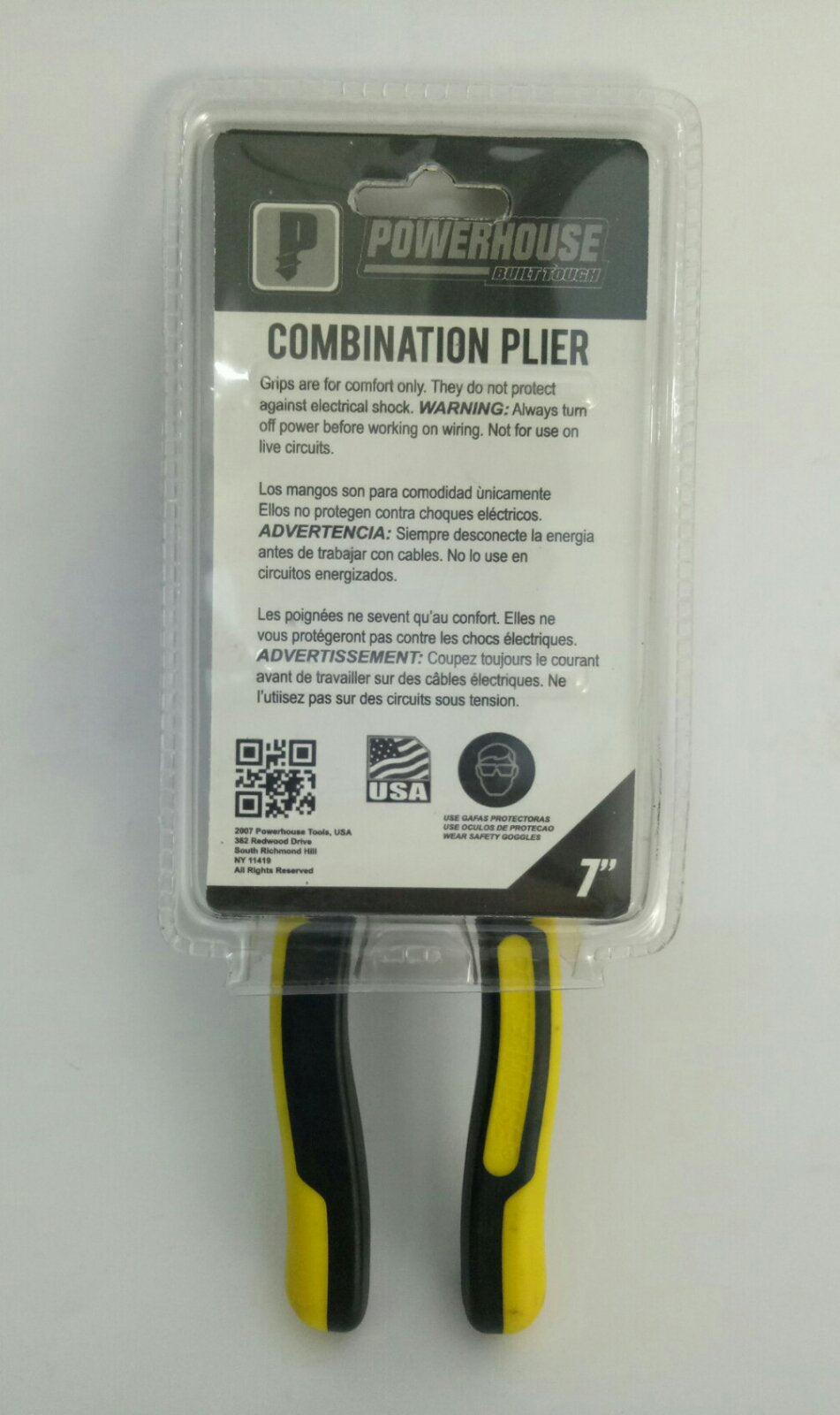 POWERHOUSE Combination Pliers 7"