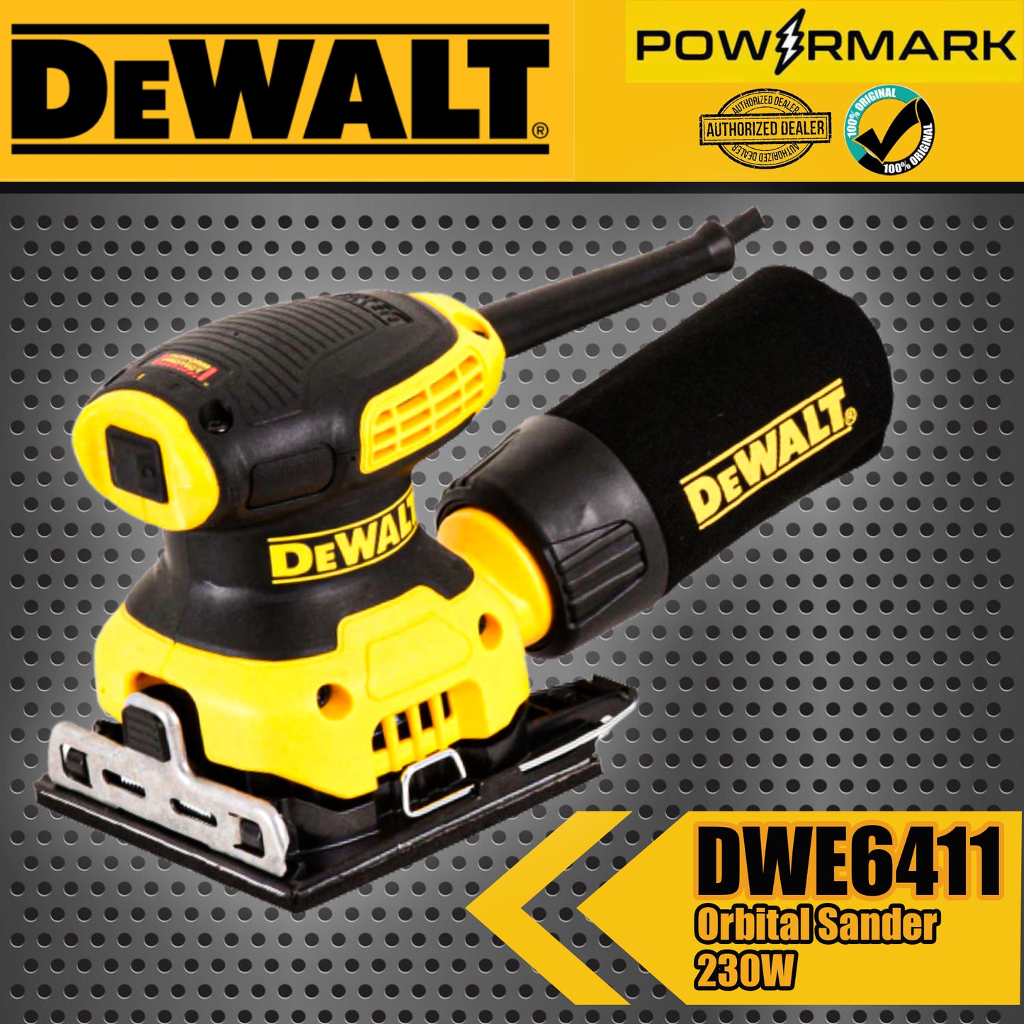 DeWalt DWE6411 Orbital Sander 230W