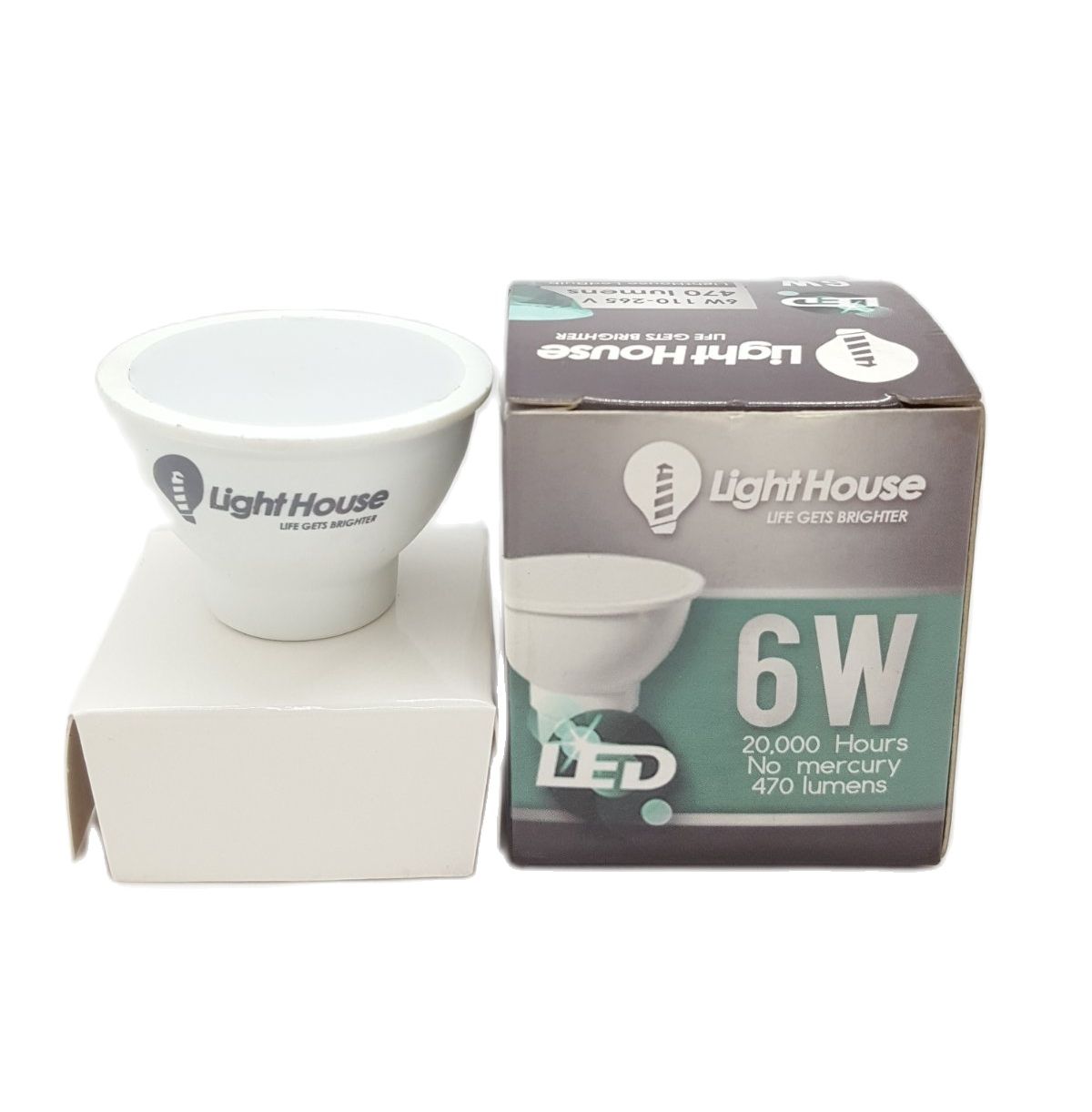 LIGHTHOUSE LED LHGU10-6W-DL 470 Lumens 6W