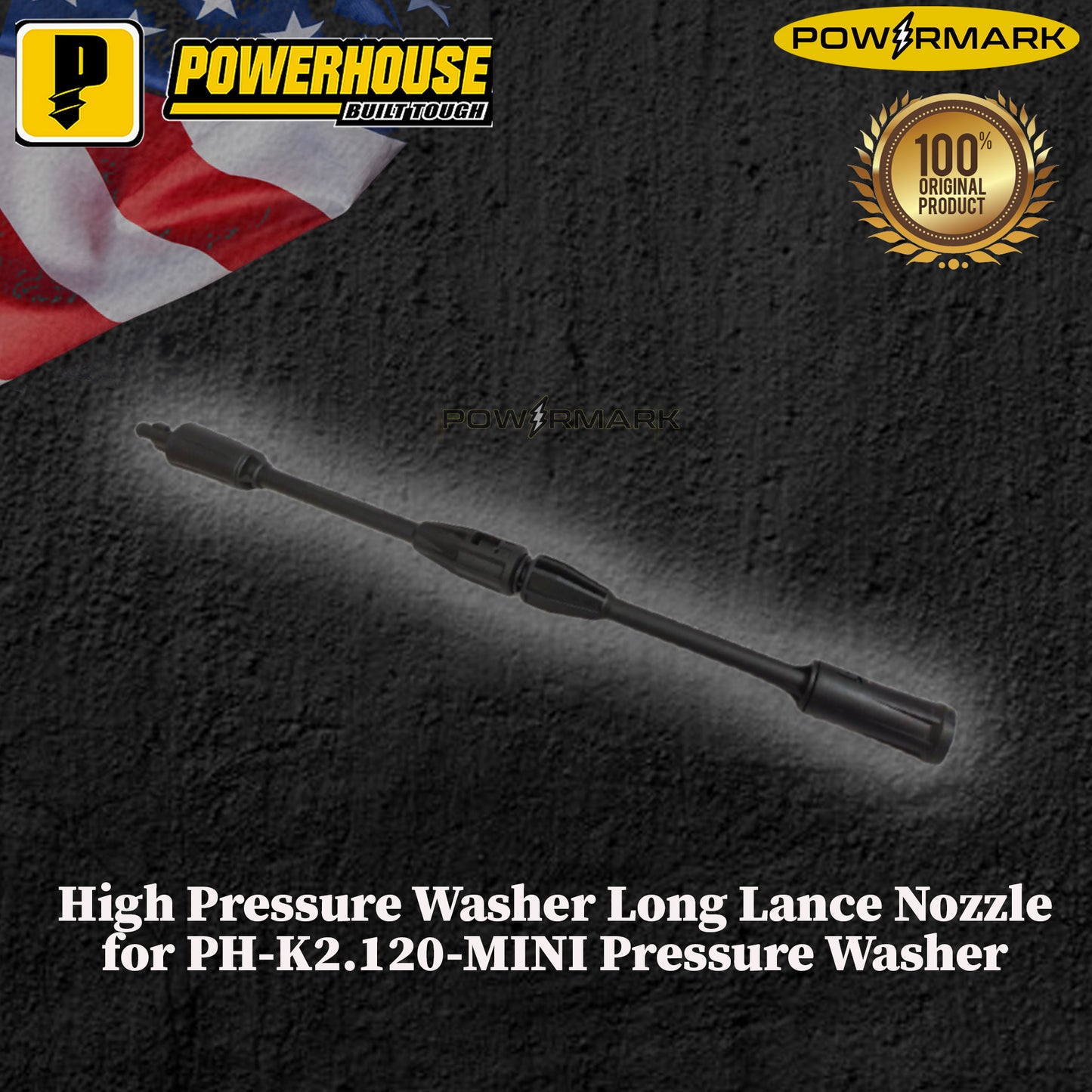 POWERHOUSE High Pressure Washer Long Lance Nozzle for PH-K2.120-MINI Pressure Washer