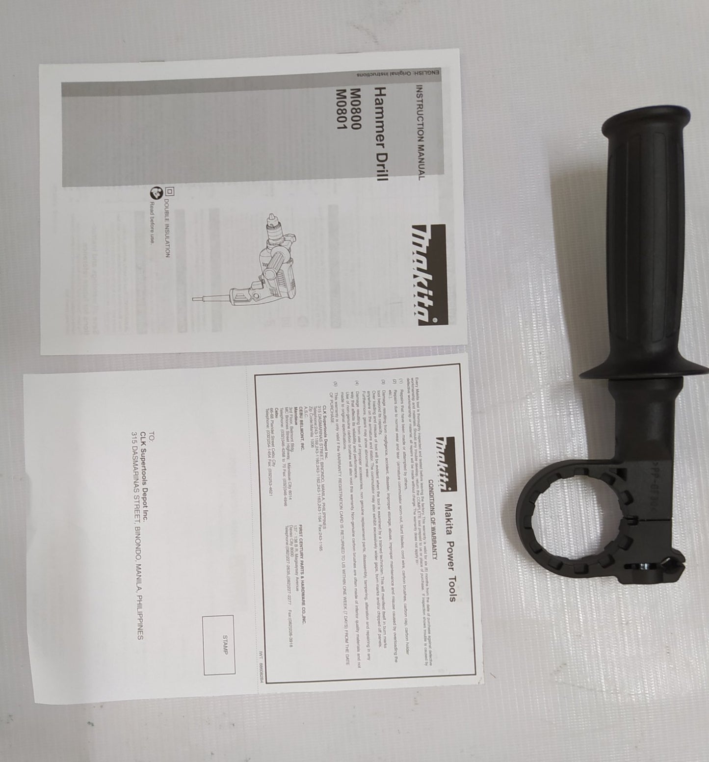 MAKITA M0801B Hammer Drill 500W (5/8″) Made in Thailand
