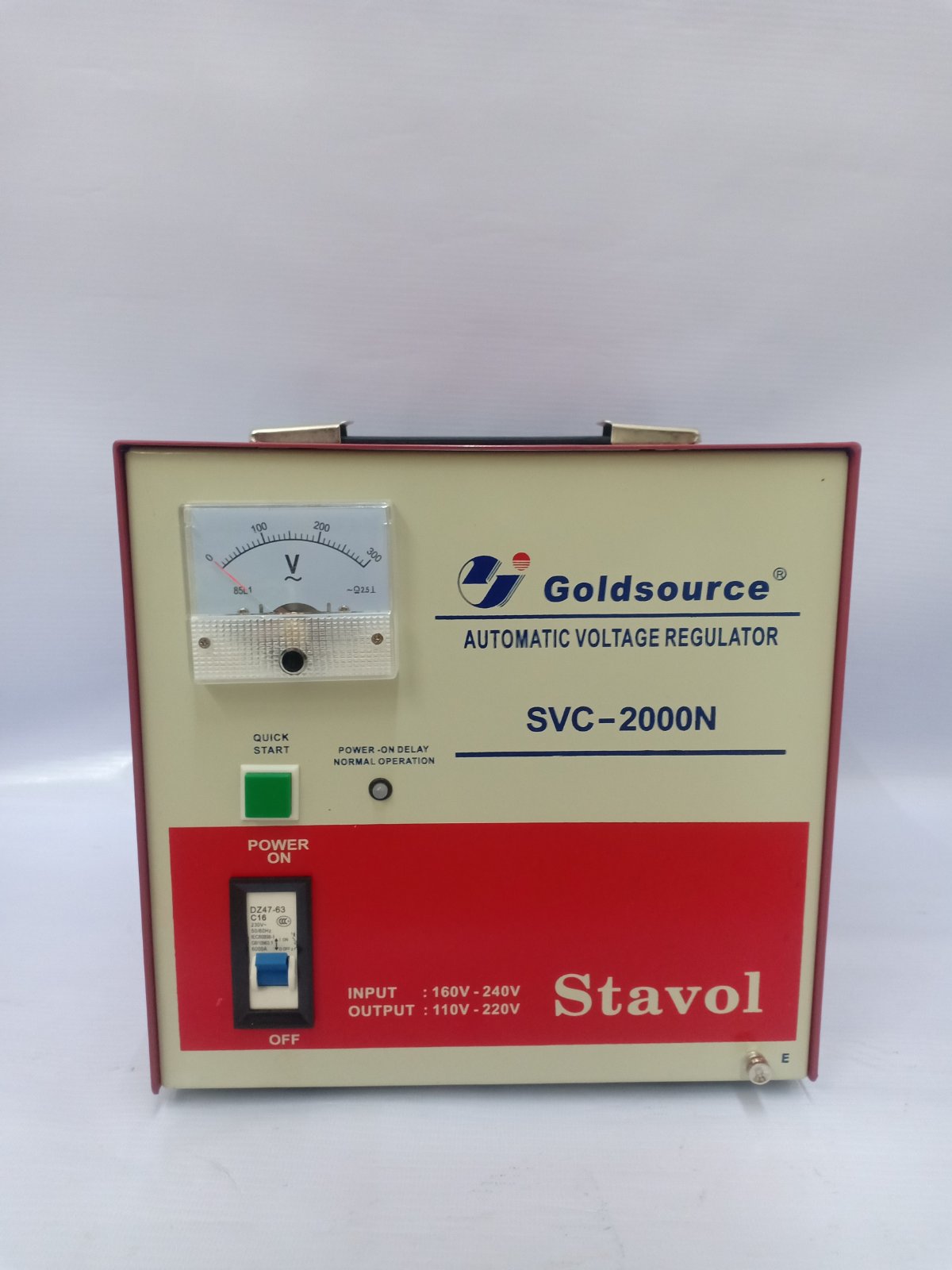GOLDSOURCE SVC-2000N Automatic Voltage Regulator 2000 Watts