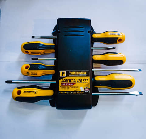 POWERHOUSE Cushion Grip Screwdriver Set 6 pcs