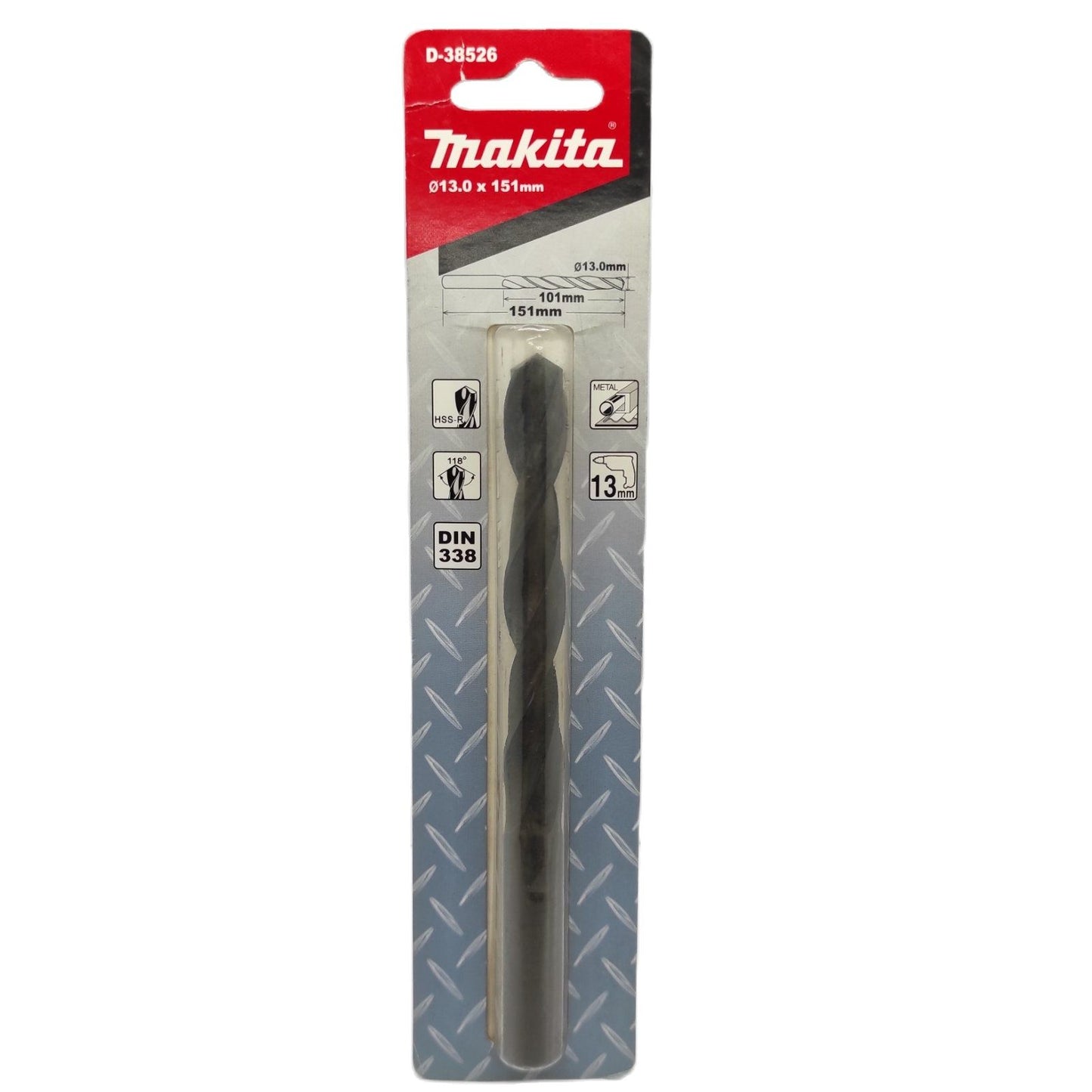 MAKITA D-38526 HSS-R Metal Drill Bit 13mm