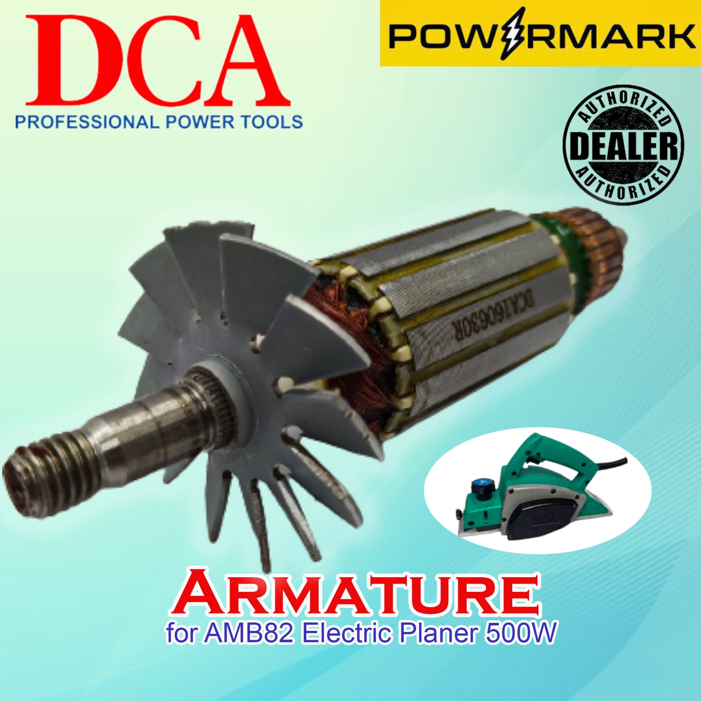 DCA Armature for AMB82 Electric Planer 500W