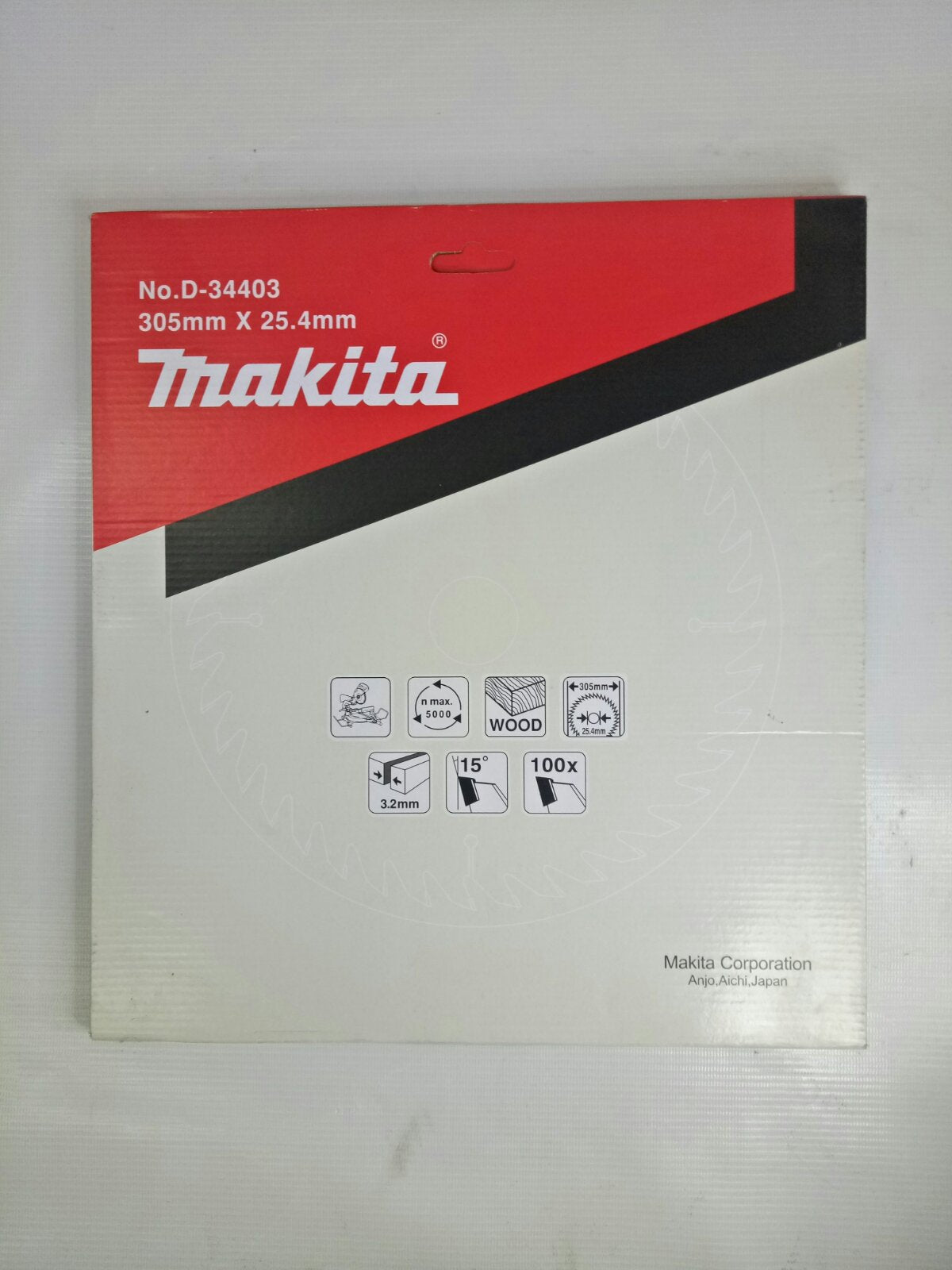 MAKITA D-34403 TCT Saw Blade For Wood 12" 100T