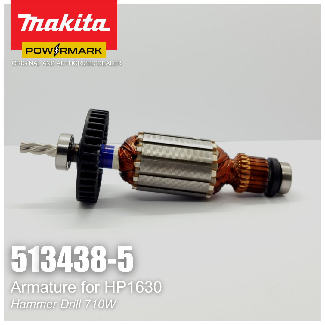 MAKITA 513438-5 Armature for HP1630 Hammer Drill 710W