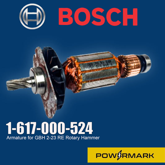 Bosch 1-617-000-524 Armature for GBH 2-23 RE Rotary Hammer