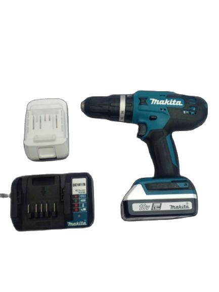 MAKITA HP488D002 Cordless Hammer Driver Drill with Charger and Batteries (18V 1.5Ah)