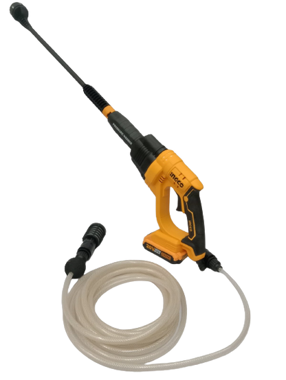 INGCO CPWLI20082P Cordless Pressure Washer 20V with Battery and Charger