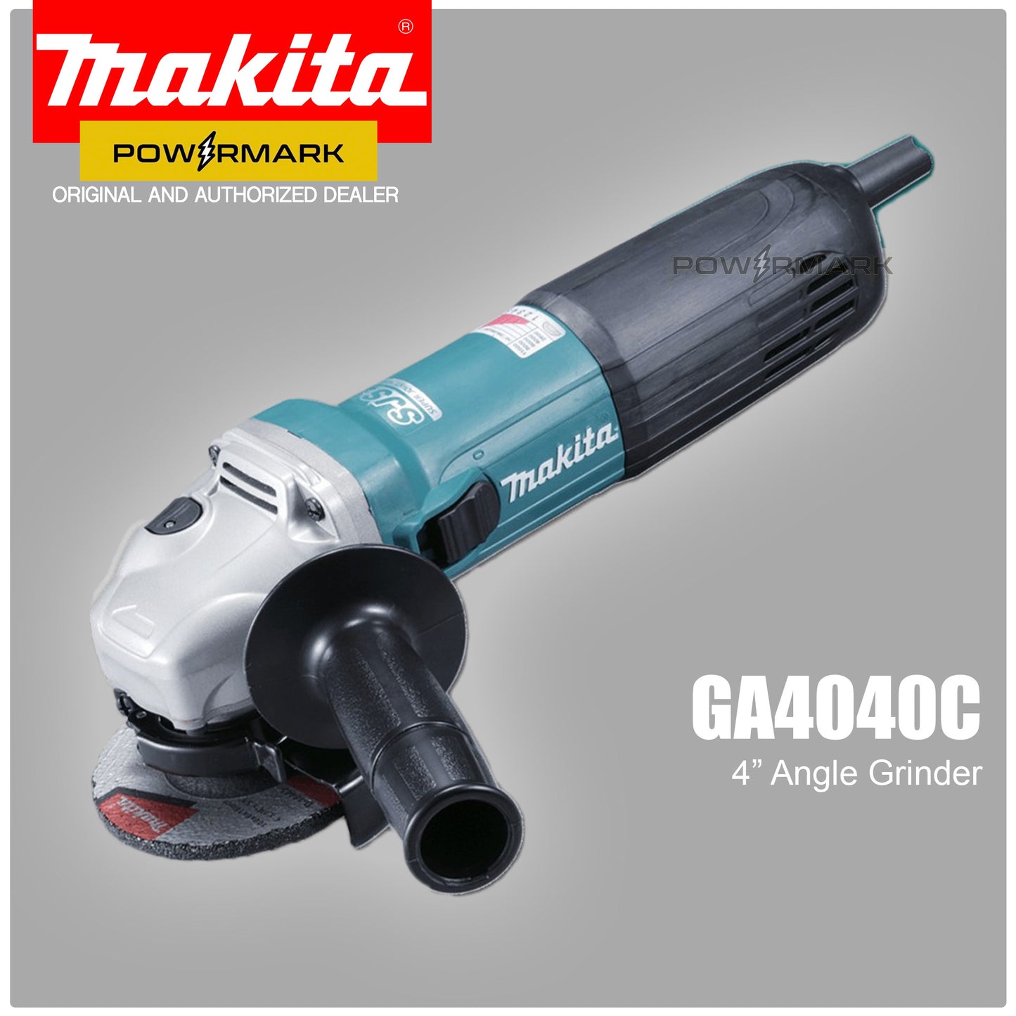 MAKITA GA4040C Angle Grinder 4” with Variable Speed (1400W)