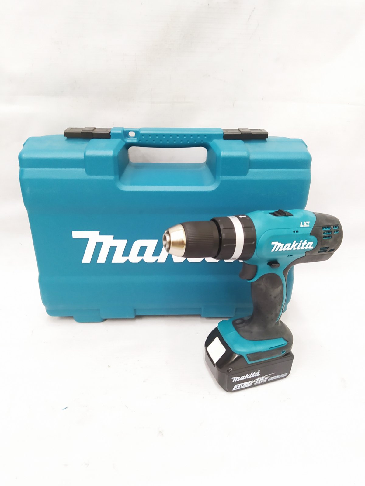 MAKITA DHP453RFX4 Cordless Hammer Driver Drill With Battery and Charger (With Drill Bit Set)18V LXT® Li-Ion 38 N·m (1/2″)