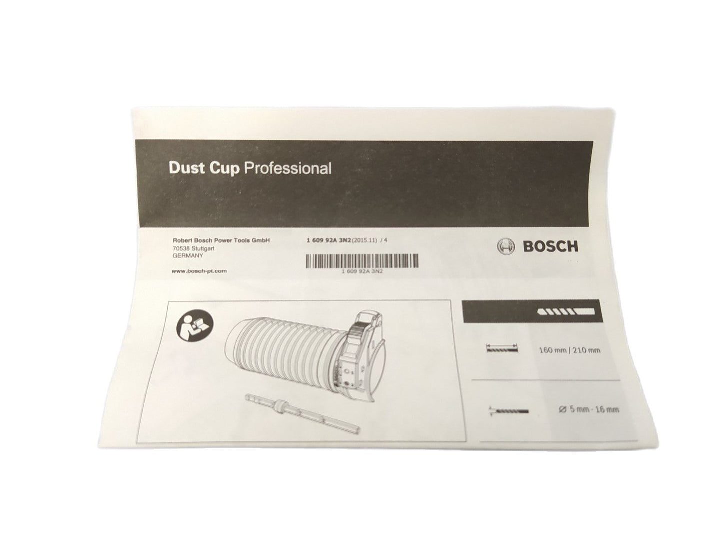 BOSCH 1600A00D6H Dust Collection Cover for All GBH